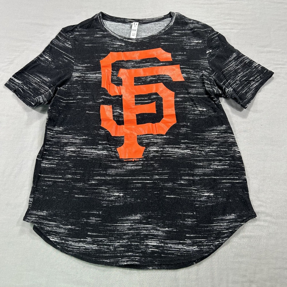 Under Armour SF San Francisco Giants Shirt Womens XL Black Crew Neck Ladies‎
